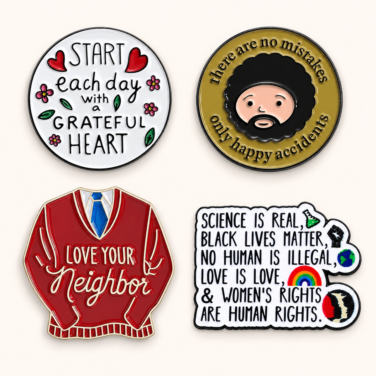 Happy Little Reminders Enamel Pin Bundle