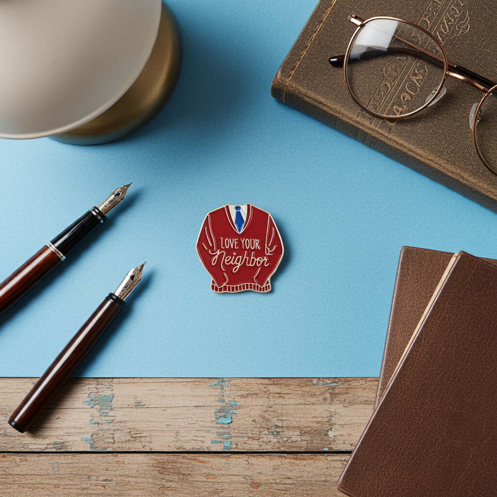 Love Your Neighbor Mr Rogers Pin