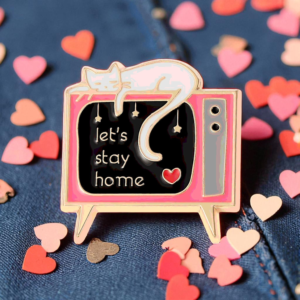 Cozy Cat Enamel Pin