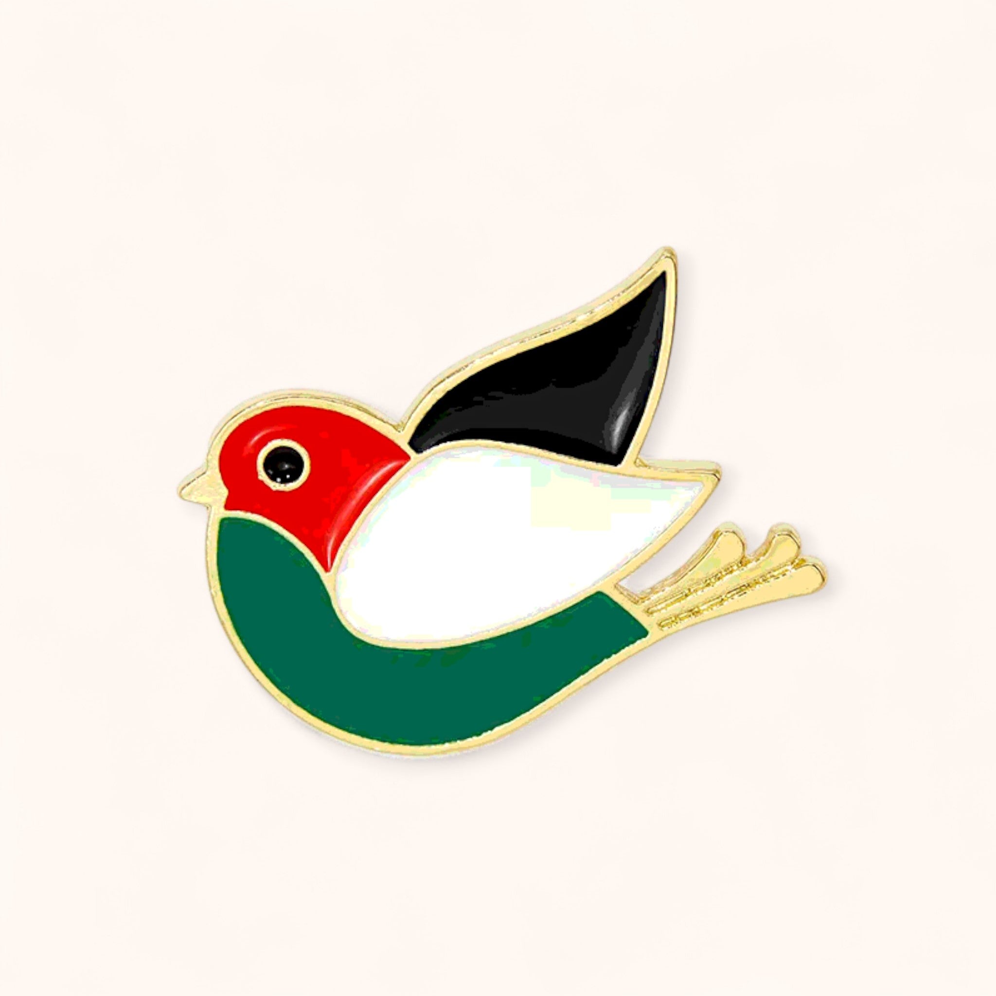 Palestinian Freedom Bird Enamel Pin