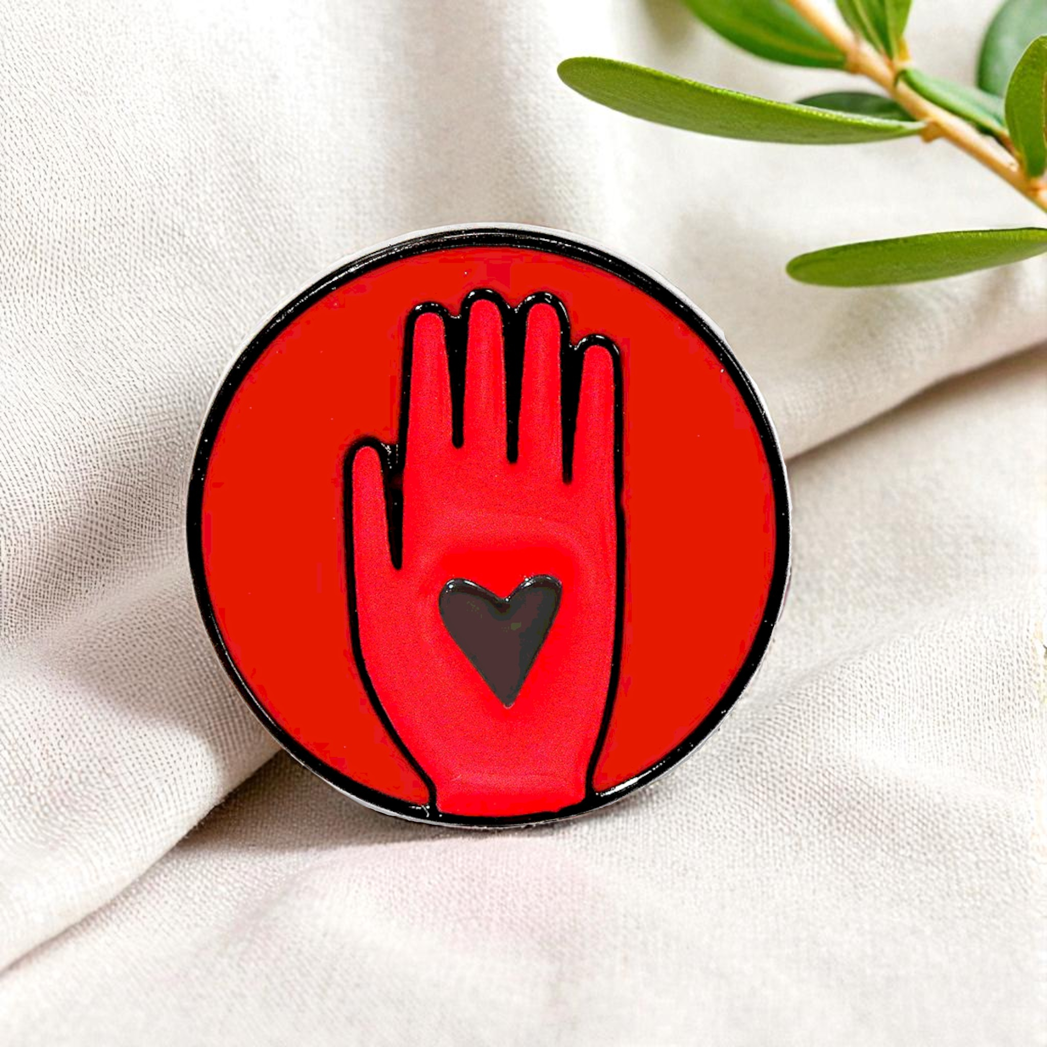 Ceasefire for Palestine Enamel Pin