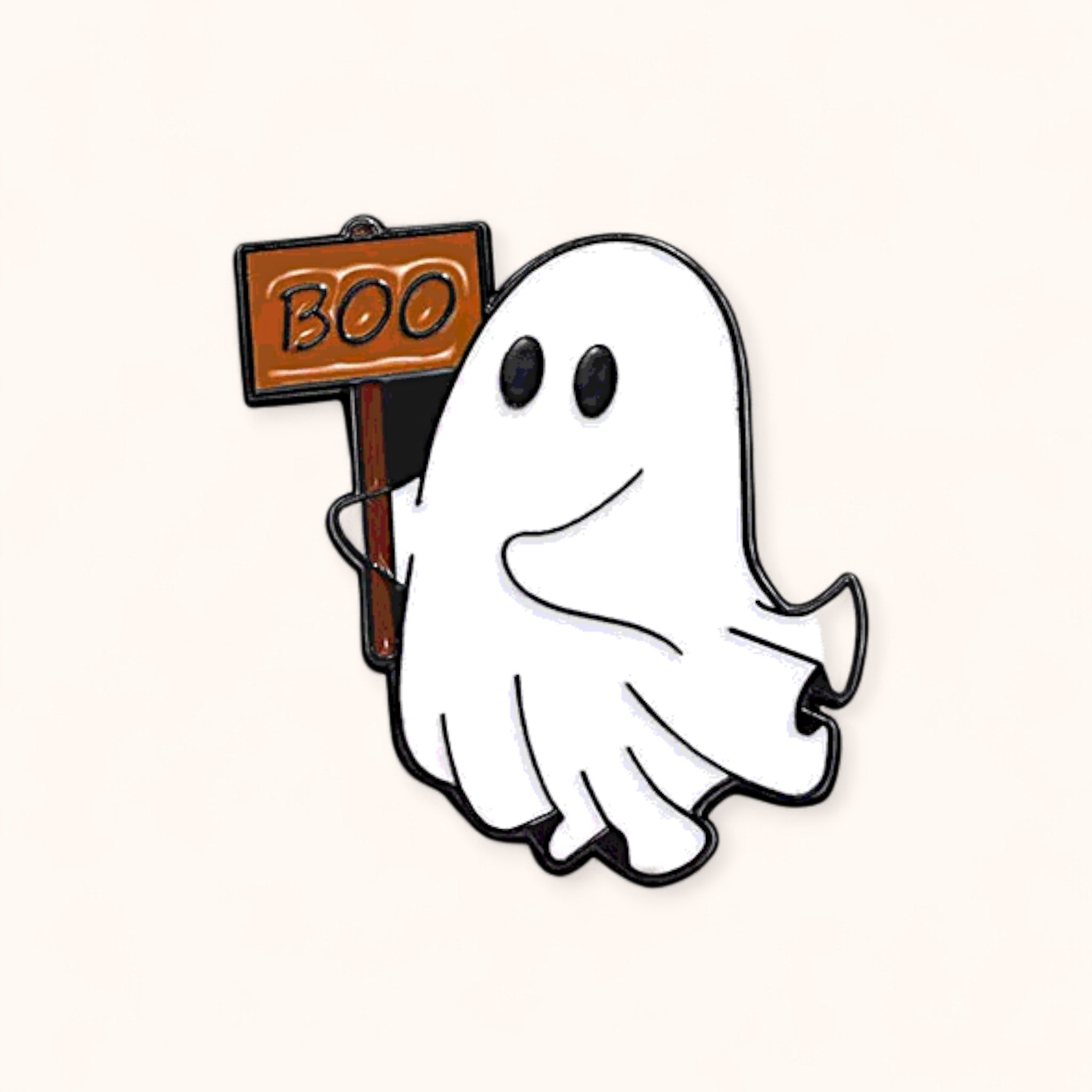 Boo Ghost Enamel Pin