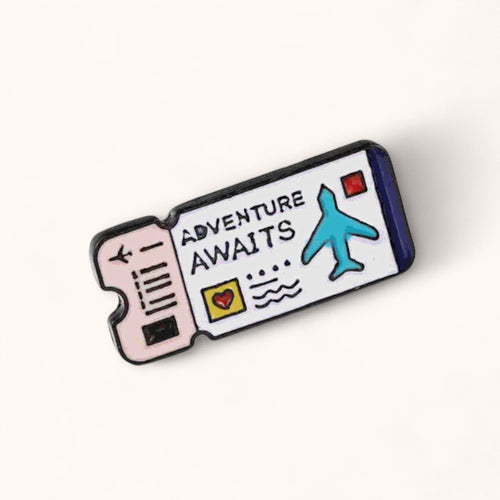Adventure Awaits Enamel Pin