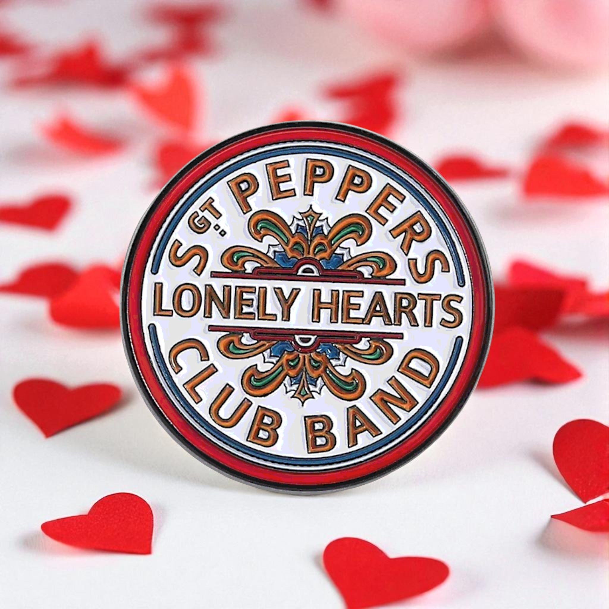 Lonely Hearts Club Beatles Pin