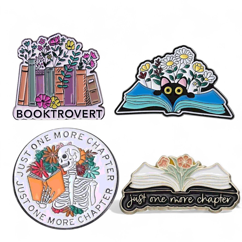 I'm Busy Reading Pin Bundle