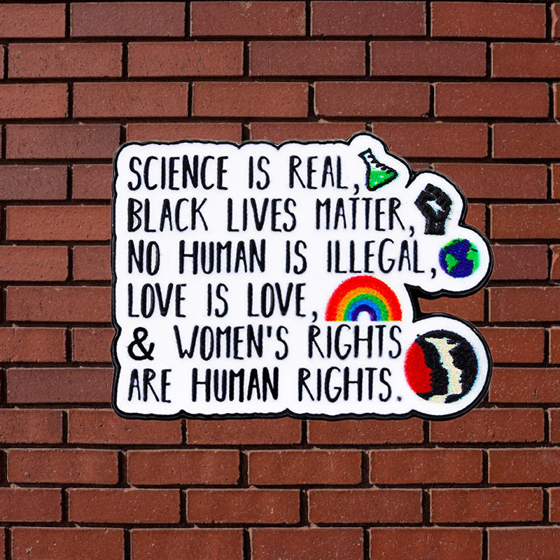 Science Is Real Enamel Pin